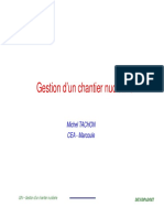 869 06 Gestion Chantier Nucleaire