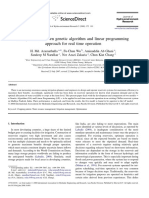 Comparison Between Genetic Algorithm and Linear Programming Approach For Real Time Operation