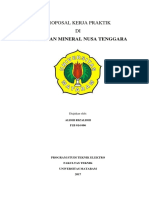 Proposal PKL PT. Amman Mineral Nusa Tenggara