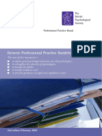 BPS Professional Practice Guidelines PDF