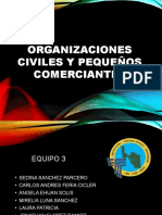 Organizaciones Civiles y Pequeños Comerciantes