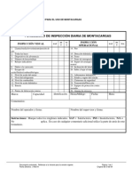 Inspeccion de Montacargas