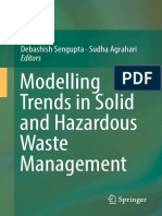 Debashish Sengupta, Sudha Agrahari Eds. Modelling Trends in Solid and Hazardous Waste Management