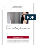 2012 Ibstpi Instructional Design Competencies