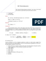 Che Thermodynamics: Dimensions and Units