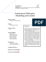 Autonomous Helicopter - Modelling and Control