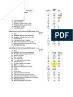 S.No Description Symbol Input Data Unit Design Data