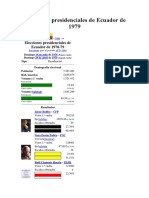 Elecciones Presidenciales de Ecuador de 1979-2013