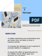 Tort Law: Microsoft Powerpoint Presentation Prepared by