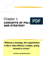 Chap 1 - Concepts of Policy and Stratregic Management