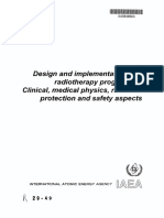 Design and Implementation of A: Radiotherapy Programme