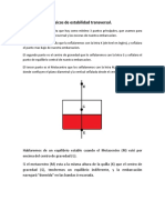 Conocimientos Básicos de Estabilidad Transversal