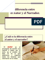 7c4ef - La Diferencia Entre El Narrador y Autor