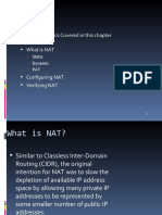 The CCNA Topics Covered in This Chapter Include: What Is NAT