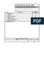 Check List de Verificacao Das Condicoes de Seguranca de Rosqueadeira de Bancada