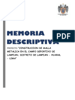 Memoria Descriptiva Lampian