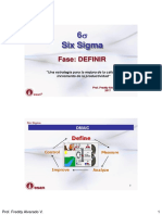 S-Fase Definir Six Sigma