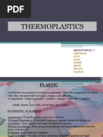 Thermoplastics: Submitted By:)