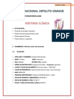 HISTORIA CLÍNICA Gastroenterologia