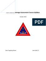 Battle Damage Course Syllabus