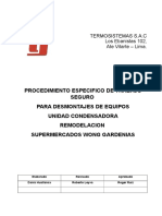 TS-SSOMA-PRO-07 Procedimiento de Desmontajes de Unidad Condensadora