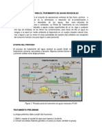 Procesos para El Tratamiento de Aguas Residuales