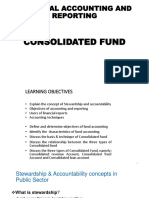 Financial Accounting and Reporting: Consolidated Fund