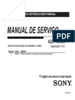 Manual de Serviço - KDL-32CX525 - KDL-40CX525 - KDL-46CX525 BR Chassis AZ2-F PDF