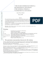 Derivation of The Euler-Rodrigues Formula For Three-Dimensional Rotations From The General Formula For Four-Dimensional Rotations