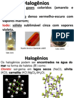 9 - Propriedades Gerais Dos HALOGÊNIOS