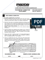 Remote Start Addendum (Mazda3)