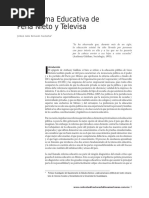 La Reforma Educativa de Peña Nieto y Televisa PDF