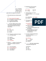 (A) Various: Toefl (Structuretest 1)