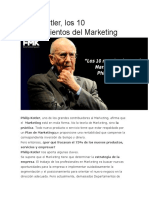 10 Mandamientos Del Marketing Segun Philipp Kolter