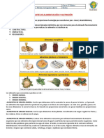 Guia de Alimentos y Nutrientes 5° Básico