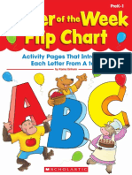 Letter of The Week Flip Chart