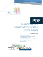 QUANTITATIVE AND QUALITATIVE RESEARCH TOOLSJuanroxana PDF