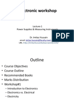 Lecture 1 - Introduction To Electronics1