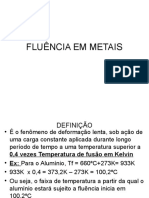 Fluência em Metais