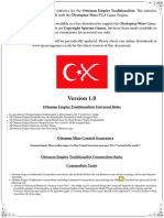 Ottoman Traditionalists Stats Compiled