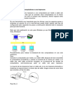 Como Conectar Dos Computadoras A Una Impresora