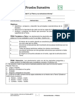 Prueba Sumativa Ciencias 4basico Semana 18 2016