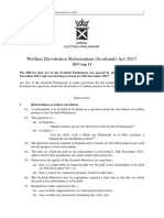 Welfare Devolution Referendum (Scotland) Act 2017