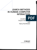 Research Methods in Human-Computer Interaction Por Jonathan Lazar, Jinjuan Heidi Feng, Harry PDF