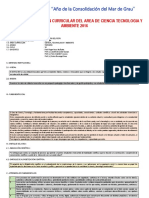 Diversificacion Curricular Del Area de Ciencia Tecnologia y Ambiente 2016