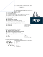 Latihan USBN Biologi SMA 2017 Paket C