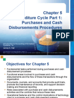 The Expenditure Cycle Part 1: Purchases and Cash Disbursements Procedures