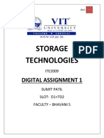 Storage Technologies: Digital Assignment 1