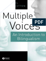 Multiple Voices. An Introduction To Bilingualism. Carol Myers-Scotton