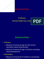 4.4 (Amenorrhea) University of Alexander